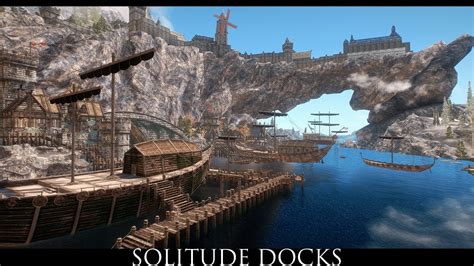 solitude docks mod|Skyrim SE .